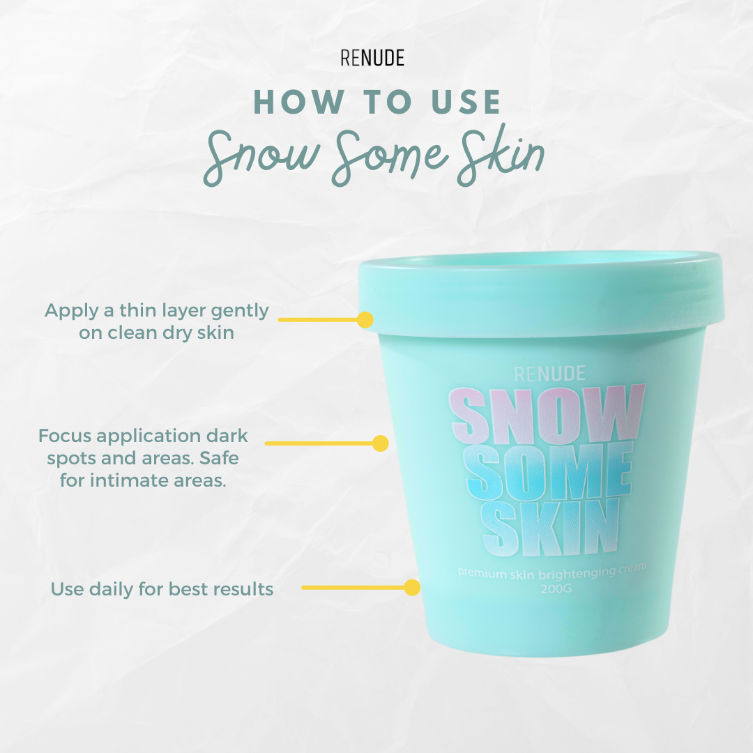 Snow Some Skin brightening cream with alpha arbutin