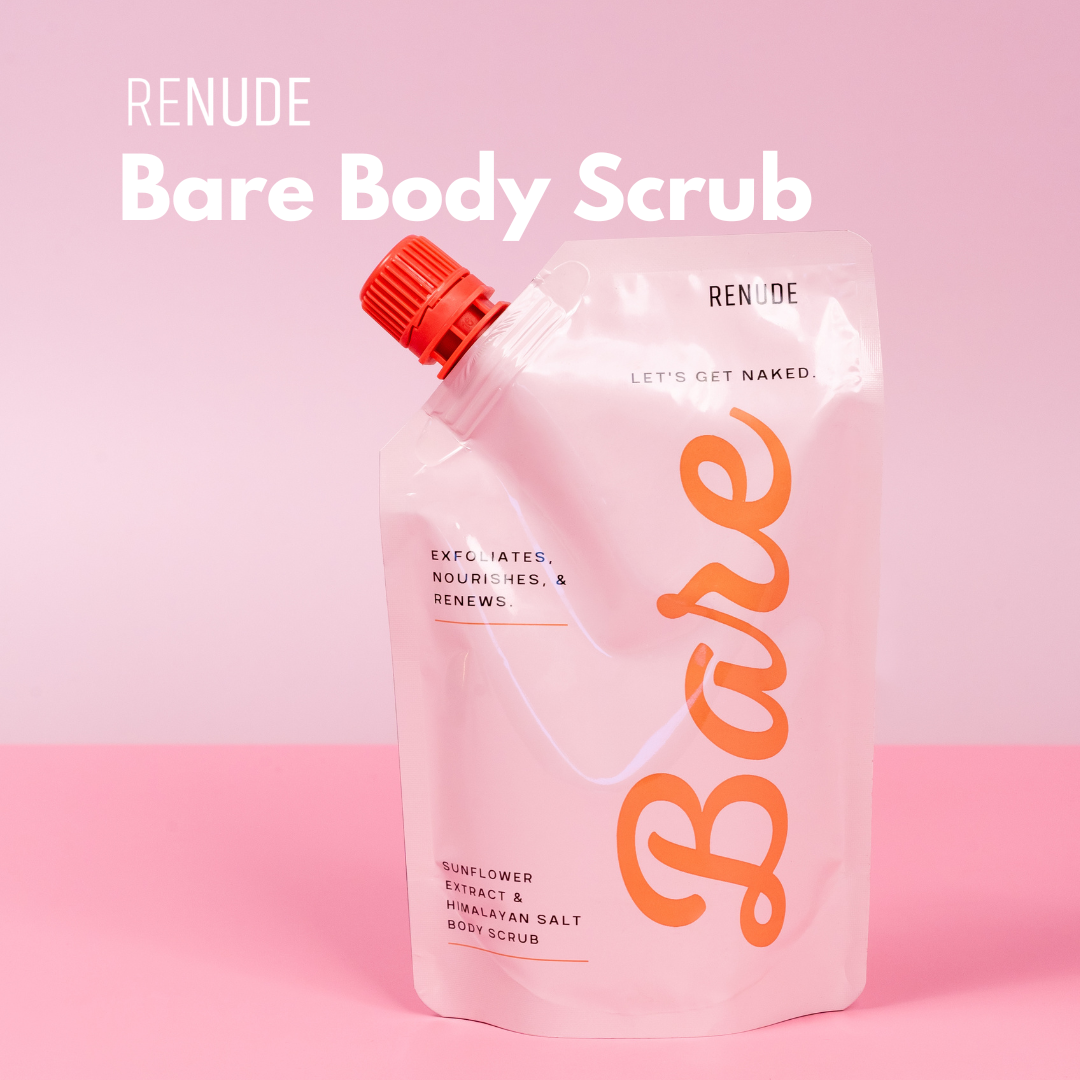 BARE is an all-natural, deeply moisturising and gently exfoliating body scrub that will leave skin glowing and thirsty for more.